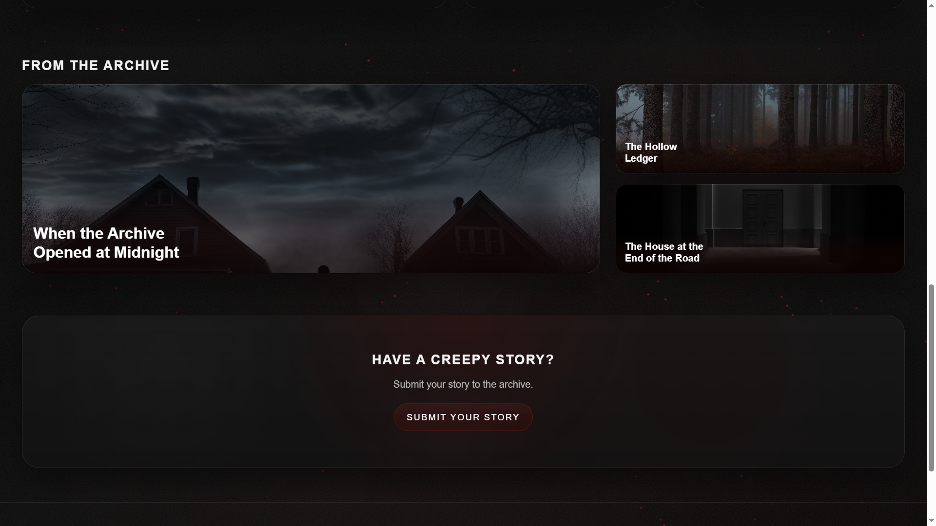 Beyond the threshold scene 3